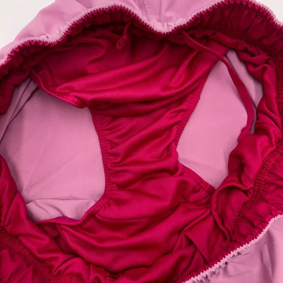 Nike dri-fit pink lined workout running shorts size XS - Picture 4 of 4